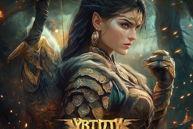 draw your fantasy character, rpg character or portrait