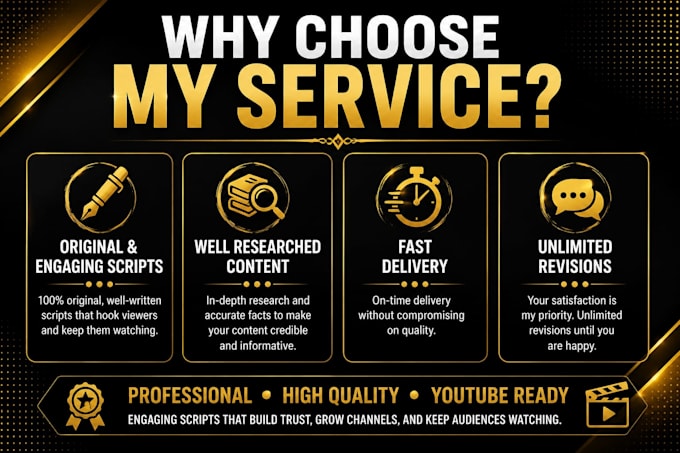 write engaging youtube documentary scripts