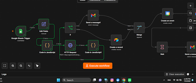 n8n ai automation workflows, API integrations and ai agents