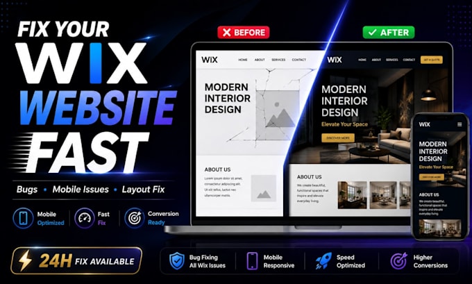 wix bugs, layout and mobile issues to boost conversions fast