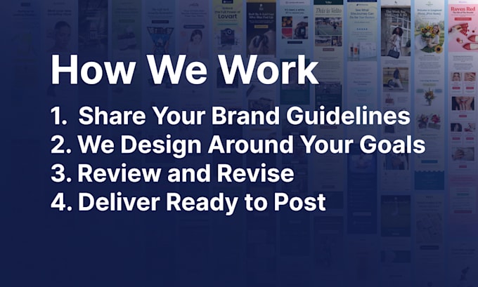 design ecommerce banners, social media posts, ads and email