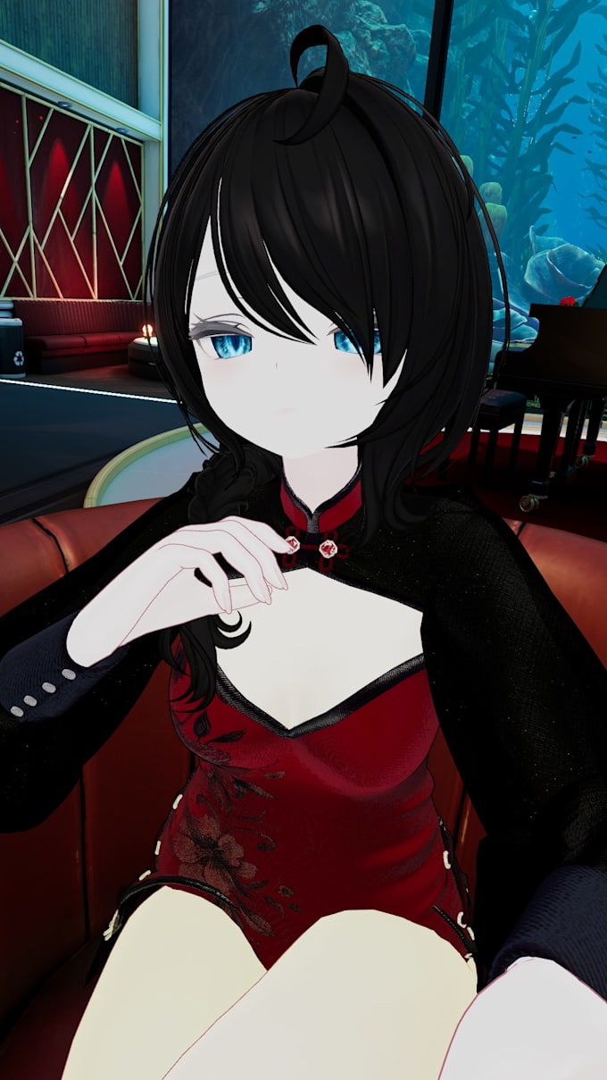 make a custom booth vrc avatar