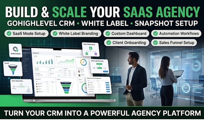 create a gohighlevel snapshot and saas mode setup for your agencies white label