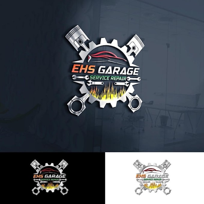 design a professional 3d silver badge metallic logo