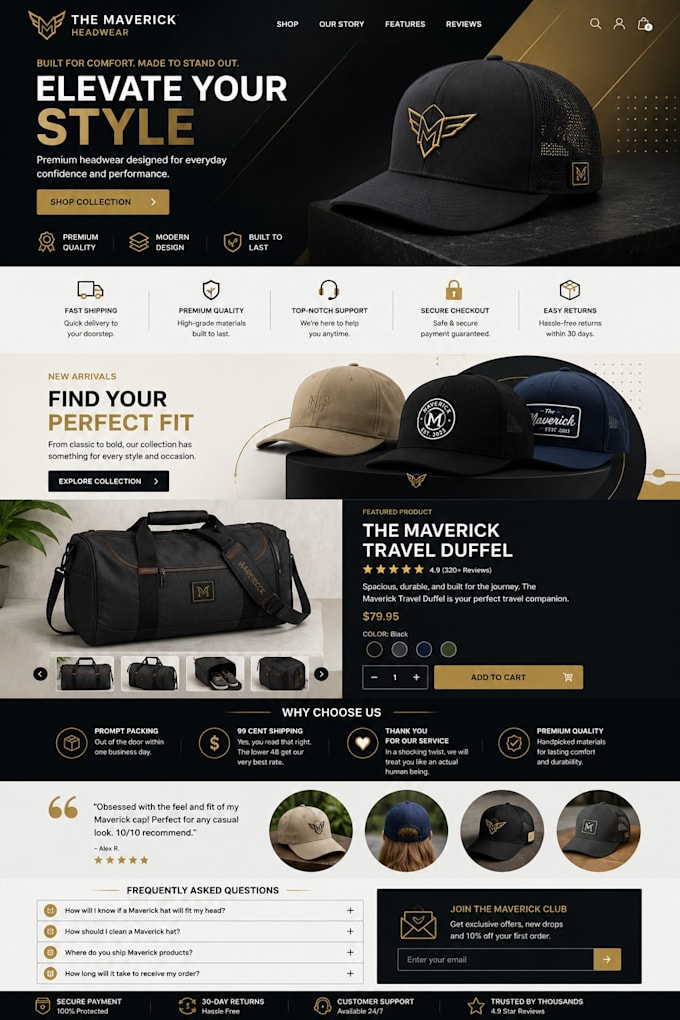 create professional shopify store shopify landing page with pagefly zipify