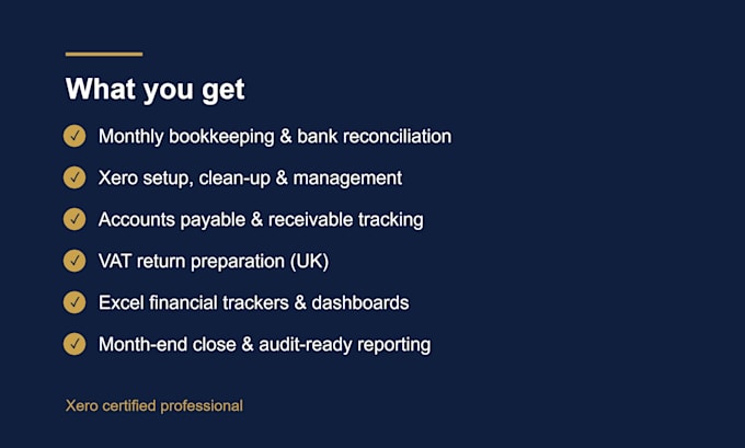do your bookkeeping, xero setup and monthly reconciliation