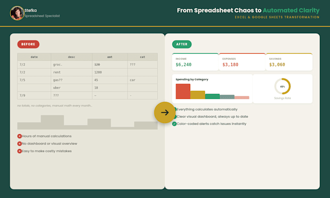build a custom financial tracker or budget planner in excel or google sheets