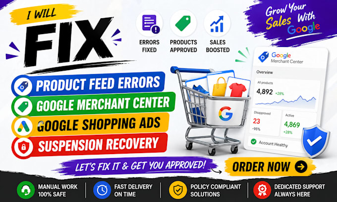 fix product feed error, google merchant center, shopping ads,misrepresentation