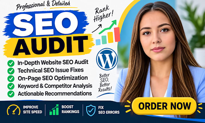 do wordpress SEO audit with technical and on page optimization