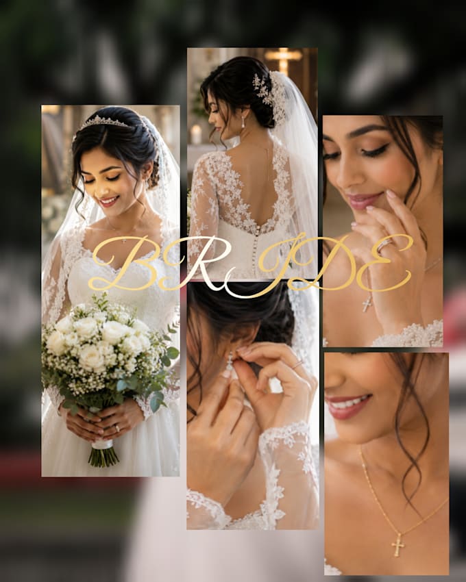 do professionally wedding photo edit and collage editing