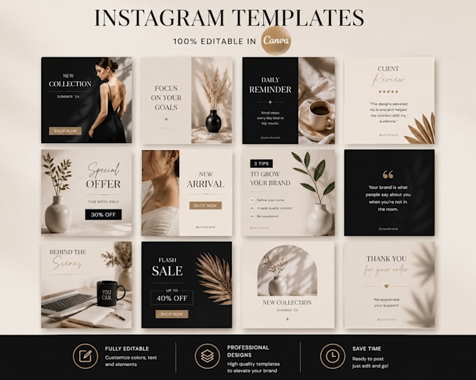create editable canva templates for instagram