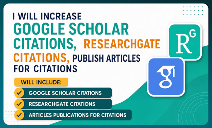 increase citations on google scholar and researchagate from journal publications