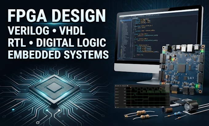 create fpga, verilog, vhdl and rtl designs for your project