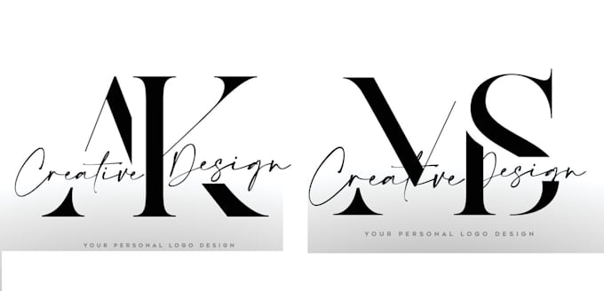 design modern wedding logo, monogram, and initials
