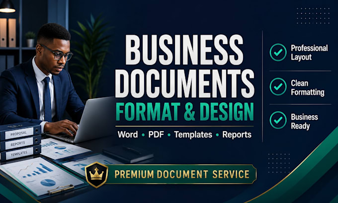 format professional business documents and create clean templates