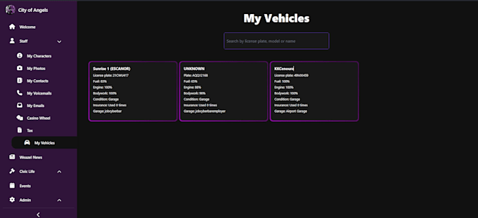 build a fivem community website intranet with discord login