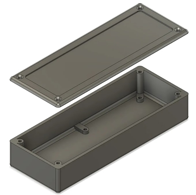 design custom 3d printed pcb enclosure, electronics housing and case