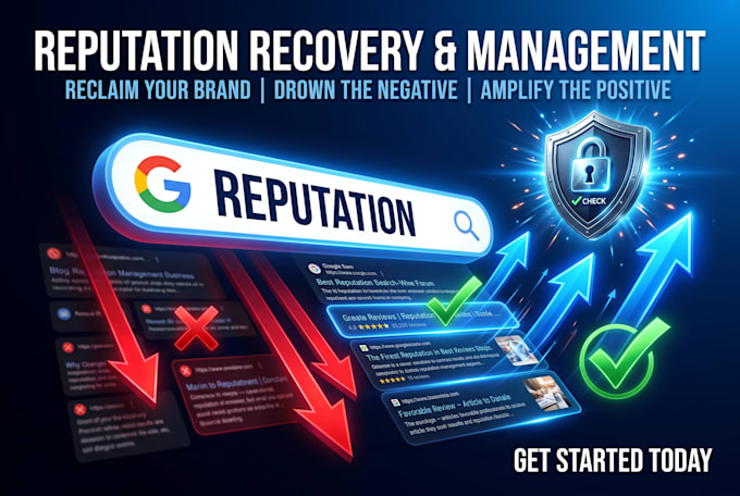fix your online reputation management, orm, push down or suppress negative links
