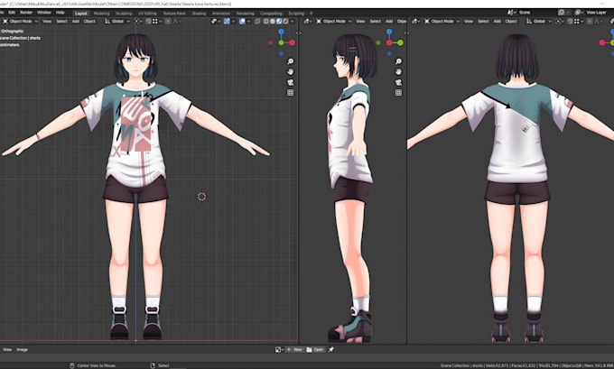 edit, fix, optimize, convert, create custom vrchat, vtuber avatar, vroid model