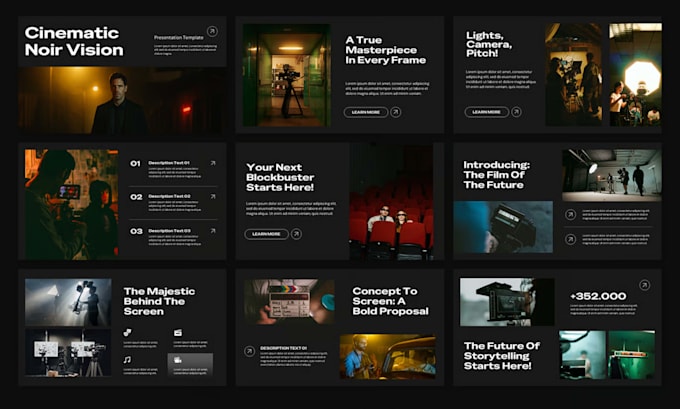 create a film pitch deck tv and movie pitch deck powerpoint animation