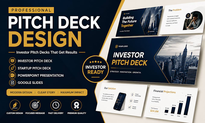 design investor pitch deck powerpoint google slides