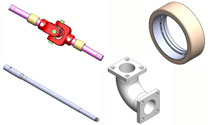 design mechanical parts and machine components in solidworks