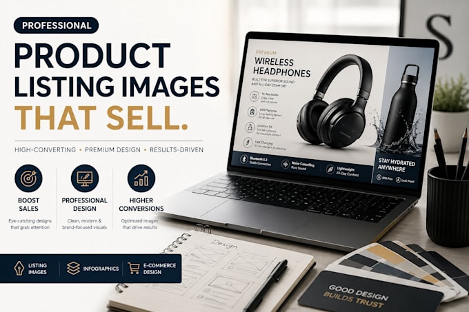 design amazon product listing images
