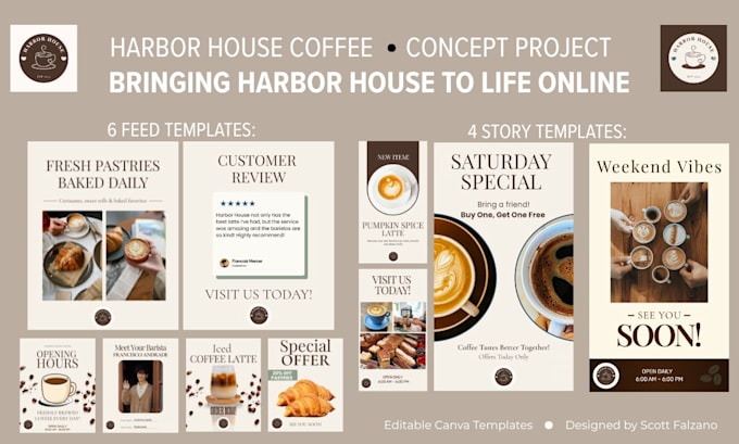 design editable canva templates for your business