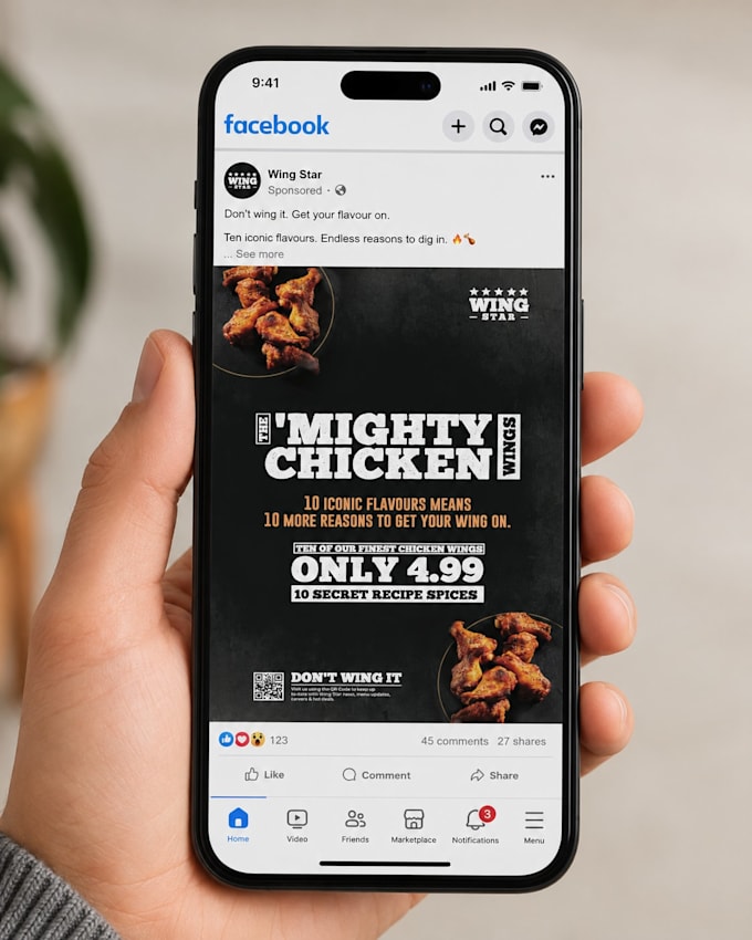 design branded social media posts