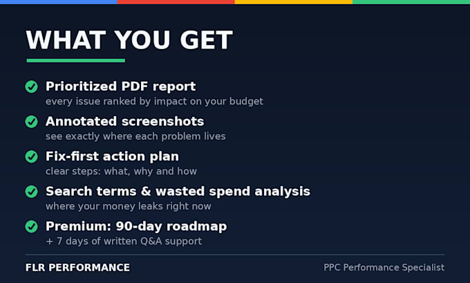 a google ads audit for ecommerce or lead gen with action plan