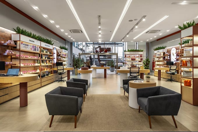 redesign retail store,commercial interior,3d display layout,showroom render,shop