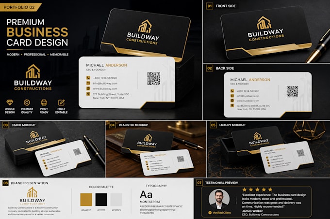 premium professional business card design