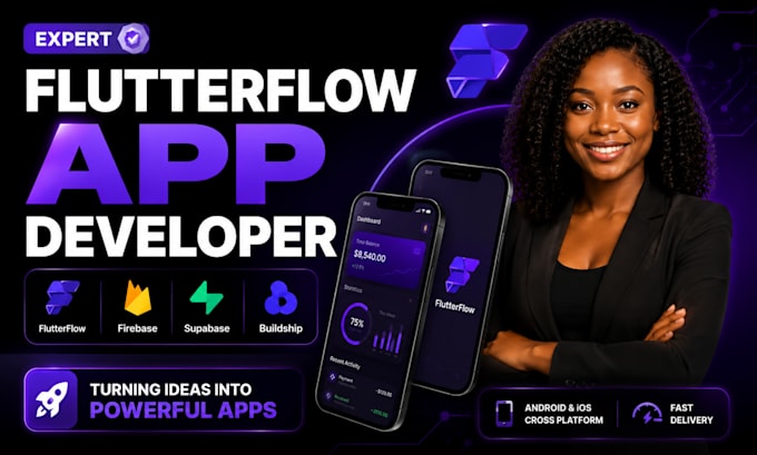 develop app flutterflow buildship rest apis supabase flutter flow app developer
