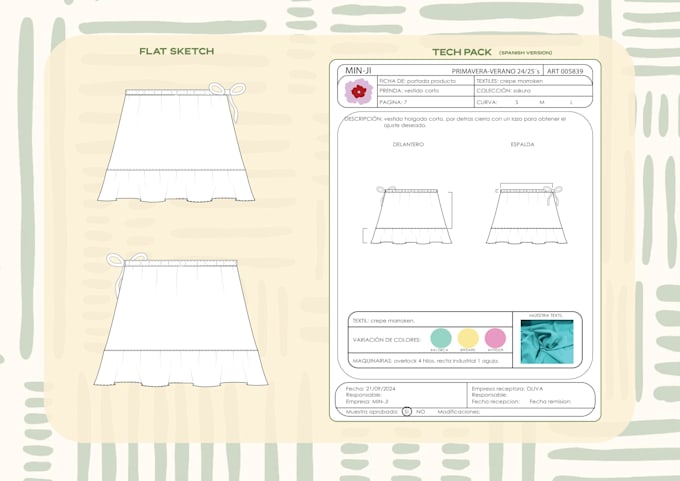 create professional fashion flats and technical drawings