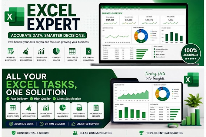 do excel tasks professionally