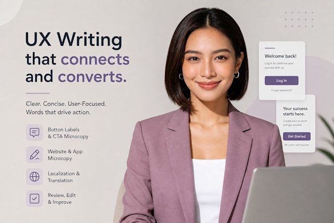 write ux microcopy cta button label website app chatbot ux writing localization