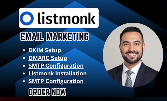 setup listmonk installation amazon ses setup docker postgresql spf dkim dmarc