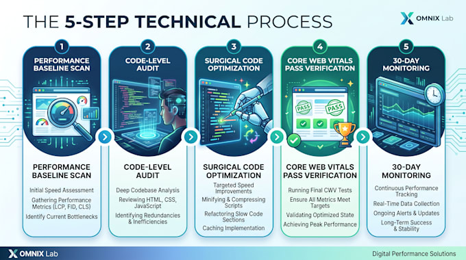 professionally fix your slow website, core web vitals, and on page seo
