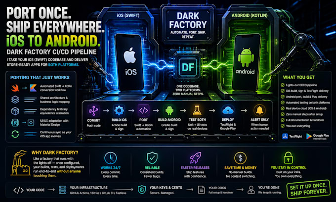 create a dark factory claude workflow for your software
