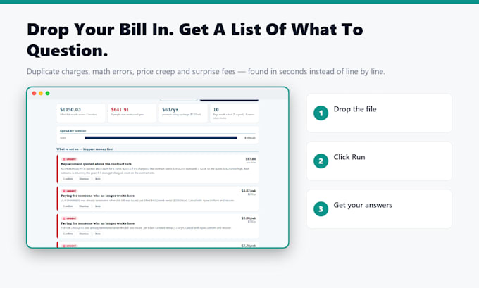 build a simple tool to audit your recurring vendor bills for errors