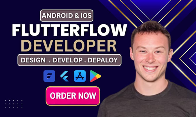 be your flutterflow mobile app developer for android and ios