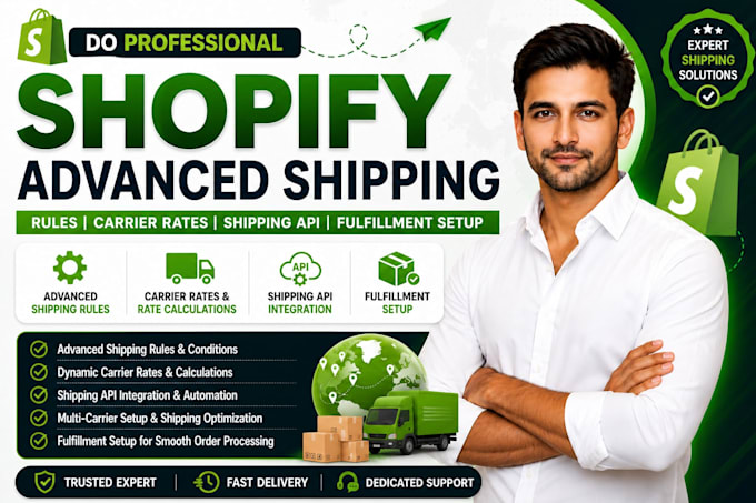 do shopify advanced shipping rules, carrier rates shipping API fulfillment setup