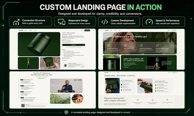 build a conversion focused landing page