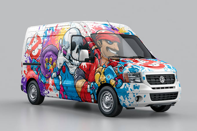 create professional car wrap , vehicle wrap