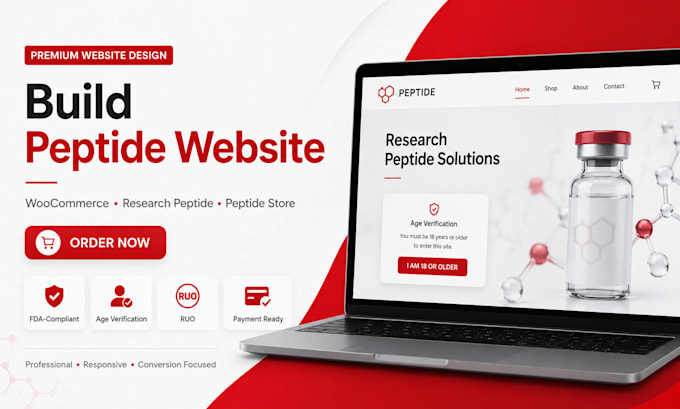 build peptide website research peptide woocommerce website peptide peptide store
