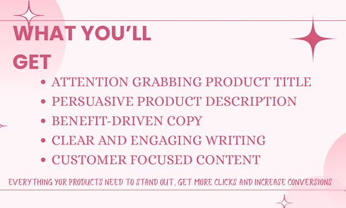write compelling product descriptions that make customers want to buy