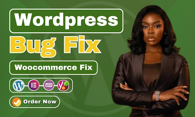 do wordpress bug fix, fix wordpress, woocommerce fix, elementor fix