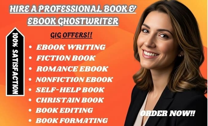 be your ebook ghostwriter or ghost ebook writer