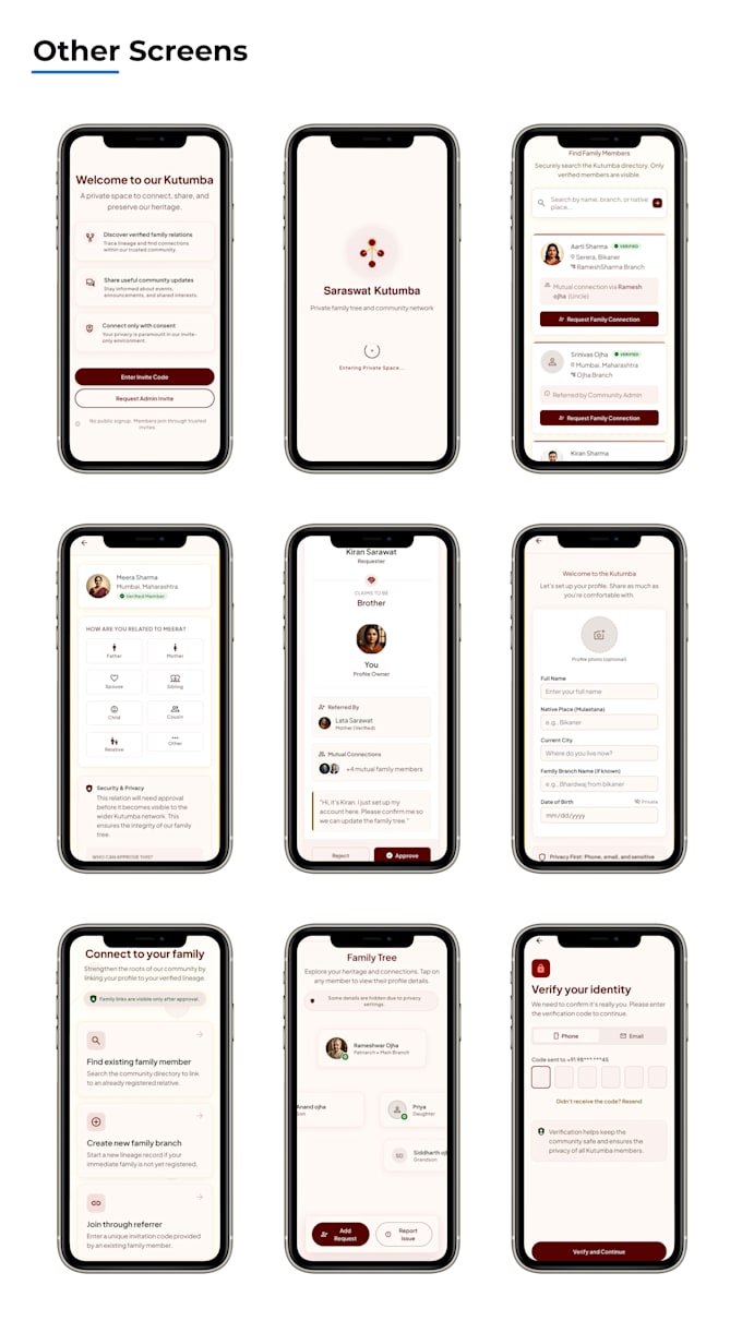 design modern mobile app