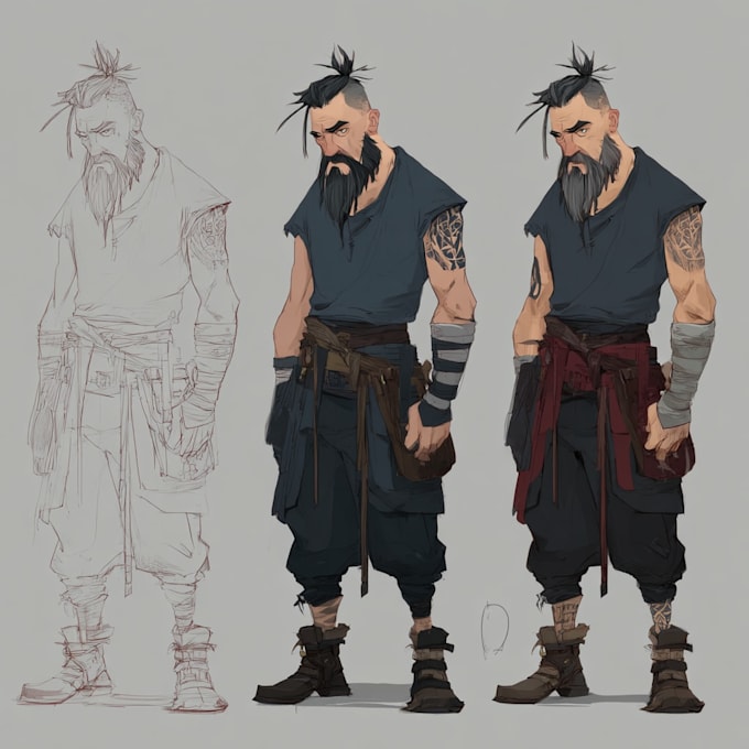 create concept or character art